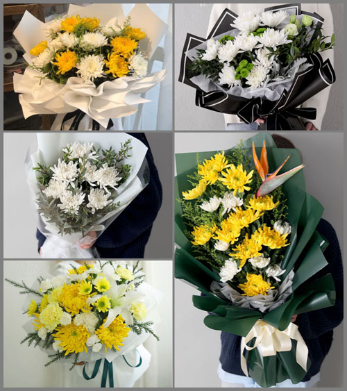 广东梅州市五华县龙村镇硝芳社区白事花束代送